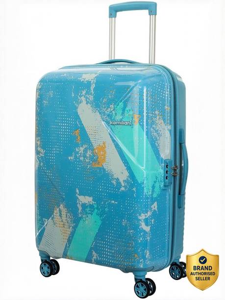Medium Check-in Suitcase (67.5 cm) 8 Wheels - Combination Lock-Ather - Blue