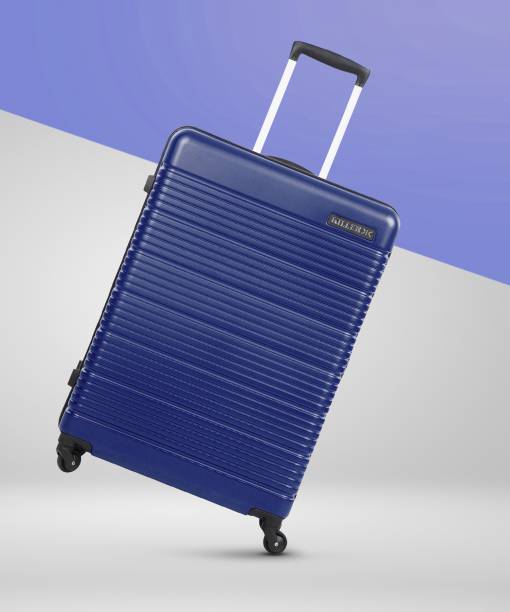 KILLER STREAK- Bright Blue Check-in Suitcase 4 Wheels - 26 inch