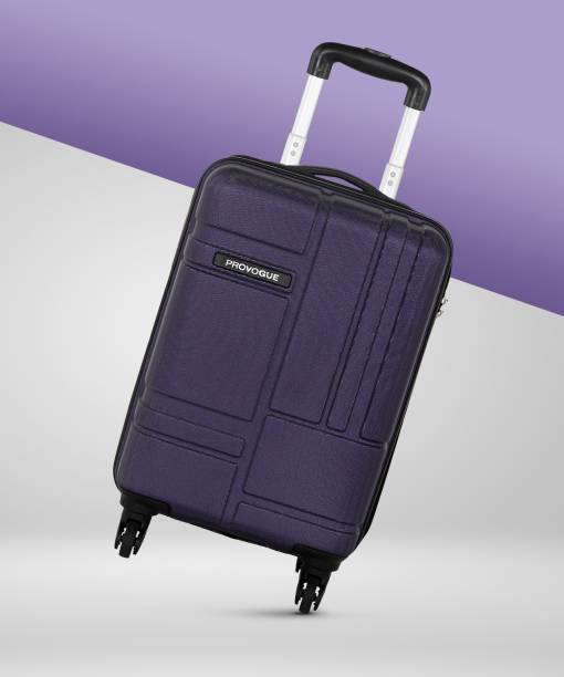PROVOGUE Brick-New Purple Cabin Suitcase 4 Wheels - 22 inch
