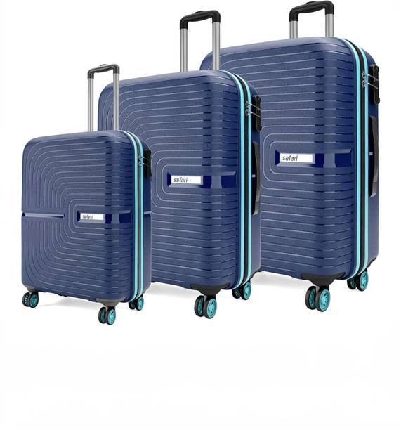 SAFARI Hard Body Set of 3 Luggage 8 Wheels - ECLIPSENEO 3 (Small