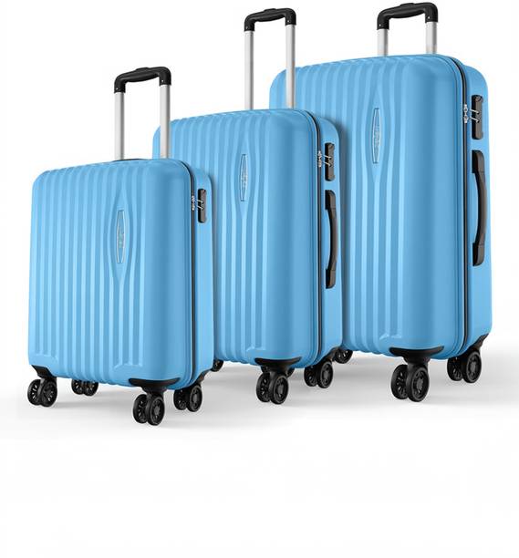 SAFARI Hard Body Set of 3 Luggage 4 Wheels - Glimpse Pro Set of 3