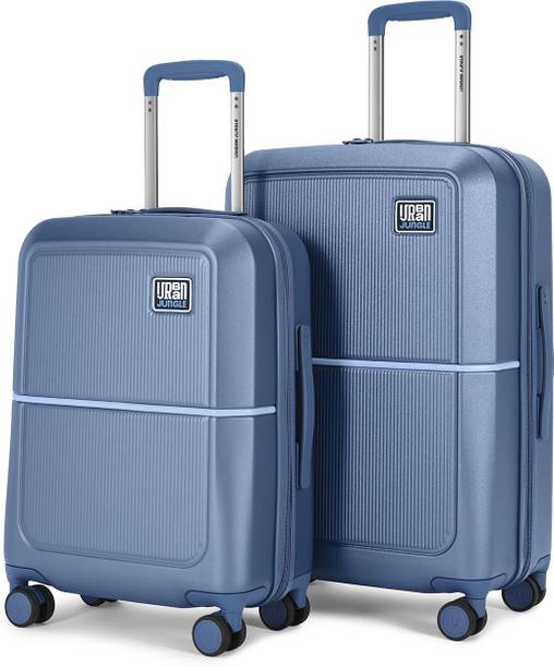 Urban Jungle by Safari Hard Body Set of 2 Luggage 8 Wheels - Calibr Azur - Blu...