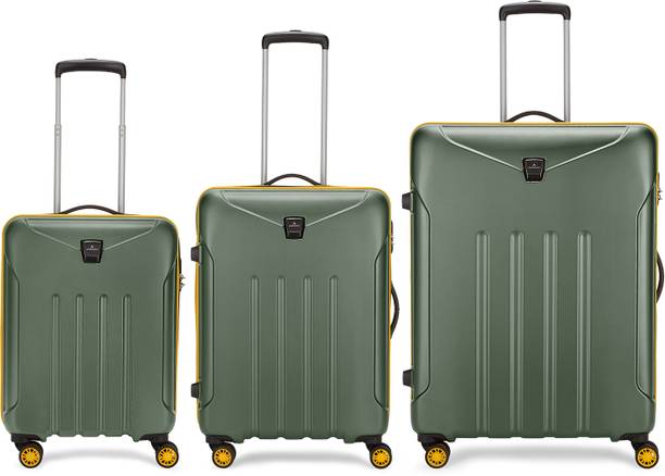 ARISTOCRAT Hard Body Set of 3 Luggage 8 Wheels - Falcon Pro Set of...