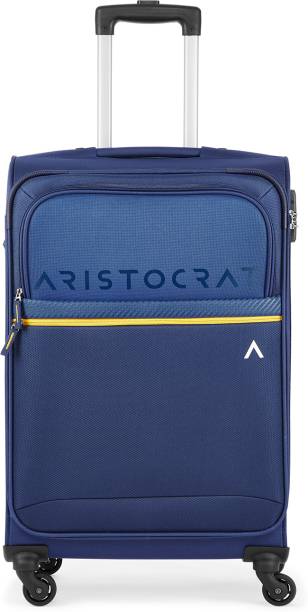 ARISTOCRAT Brezza 4W Strolly (E) 79 Blue Check-in Suitcase 4 Wheels - 28 inch