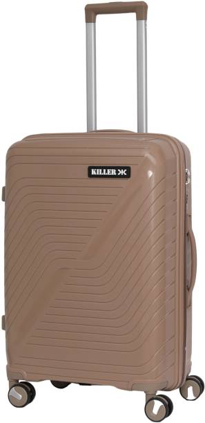 KILLER Hard Sided 4 Wheel Spinners, Expandable Travel & Luggage Bags Trolley Expandable  Check-in Suitcase 4 Wheels - 24 inch