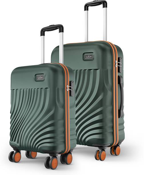 SAFARI Hard Body Set of 2 Luggage 8 Wheels - KEPLAR 4W ( Mediu...