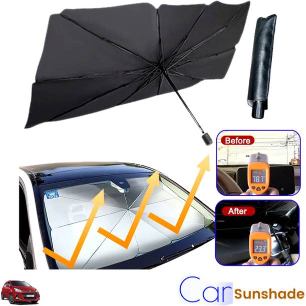 aksmit Windshield Sun Shade For Hyundai Grand i10, Universal For Car