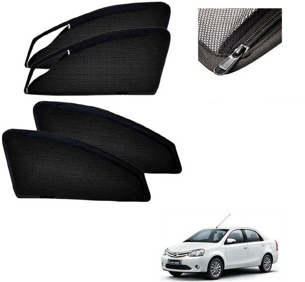 RAKRISH Side Window, Rear Window Sun Shade For Toyota Etios