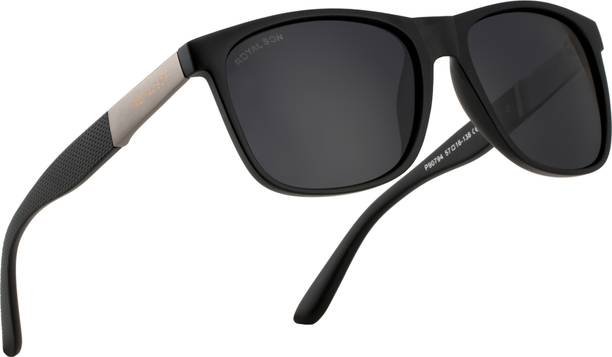 Polarized, UV Protection Wayfarer, Retro Square Sunglasses (57)