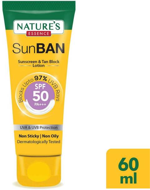 Nature's Essence Sunscreen - SPF 50 PA+++ SunBan Sunscreen - SPF 50 PA+++ pack 1 j