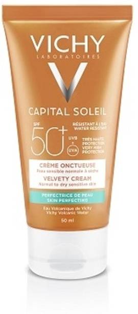 Vichy Sunscreen - SPF 50 Capital Soleil Velvety Face Sun Cream SPF 50+ 50ml