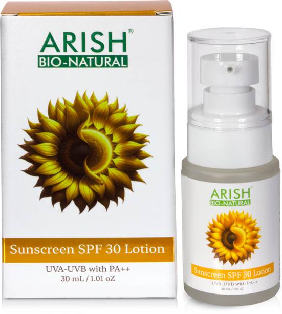 ARISH BIO-NATURAL Sunscreen - SPF 30 Sunscreen spf30 lotion
