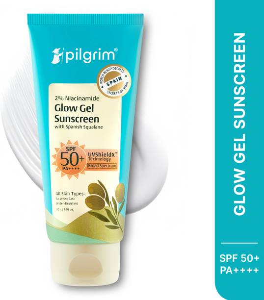 Pilgrim Sunscreen - SPF 50 PA++++ Niacinamide Glow Sunscreen with UVA/UVB Protection For Men and Women