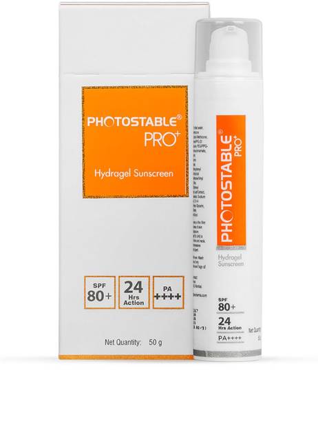Photostable Sunscreen - SPF 80+ PA++++ SunPharma PRO Sunscreen Gel, SPF 80+ PA++++, 24-Hr UV Protection