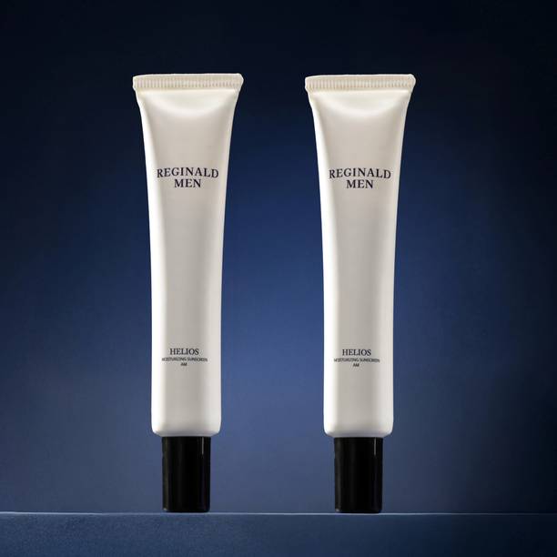 Reginald Men Sunscreen - SPF 50 PA++++ Brightening & Moisturising Sunscreen Combo,SPF 50 PA++++ with 9 Actives