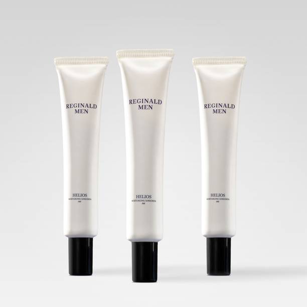 Reginald Men Sunscreen - SPF 50+ PA++++ Moisturising Sunscreen SPF 50+ PA++++ with 11 Actives Combo