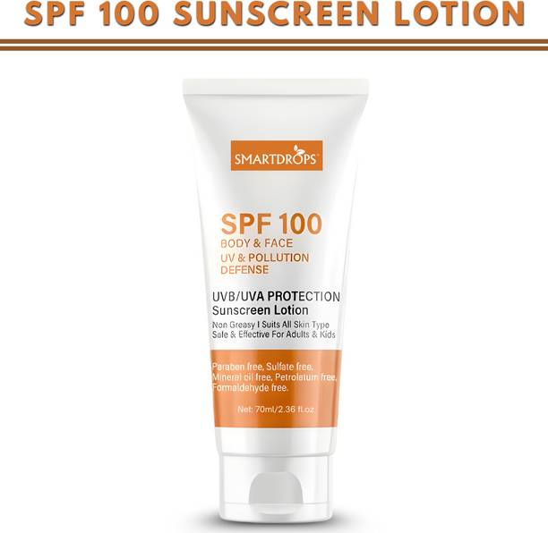 smartdrops Sunscreen - SPF 100 SPF 100 Beach & Outdoor Sunscreen Lotion