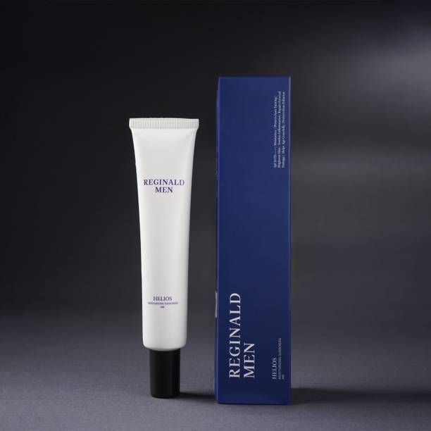 Reginald Men Sunscreen - SPF 50 PA++++ Brightening & Moisturising Sunscreen ,SPF 50 PA++++ with 9 Actives