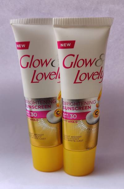 Glow & Lovely Sunscreen - SPF 50 PA+++ BRIGHTENING SUNSCREEN WITH VITA C 15G X 2N