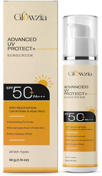 glowzia Sunscreen - SPF 50+ PA+++ Advanced UV Protect+