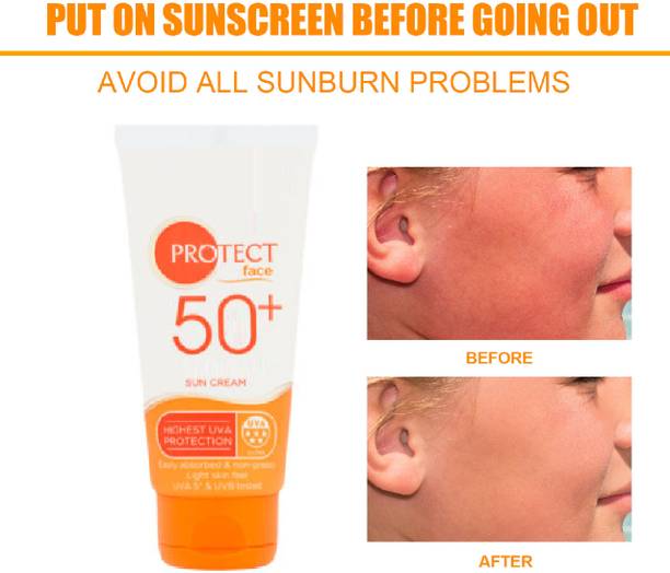 ADJD Sunscreen - SPF 50 PA+ Sunscreen SPF 50+ Cream | Sunscreen for Dry Skin