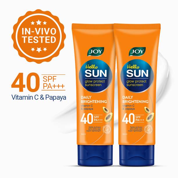 Joy Sunscreen - SPF 40 PA+++ Hello Sun Glow Protect Sunscreen Daily Brightening