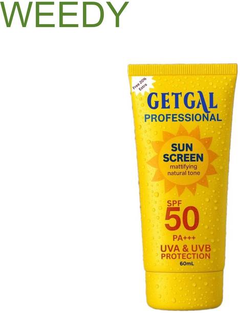 WEEDY Sunscreen - SPF 50 PA+++ Eco-Conscious SPF 50 PA++++ Sunscreen with Digital Skin Defense