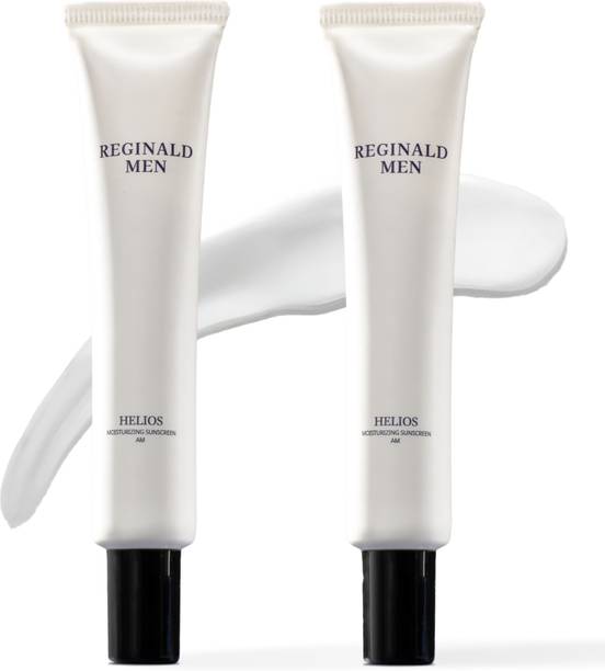 Reginald Men Sunscreen - SPF 50 PA++++ Moisturising Sunscreen SPF 50+ PA++++ with 11 Actives Combo