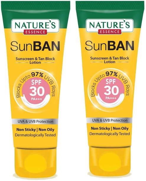 Nature's Essence Sunscreen - SPF 30 PA+++ Sunban Sunscreen Spf30_60ml
