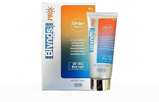 Blynds Sunscreen - SPF 80+ PA+++ Pro Sunscreen Gel, SPF 80+ PA+++, UV/IR & Blue Light Protection