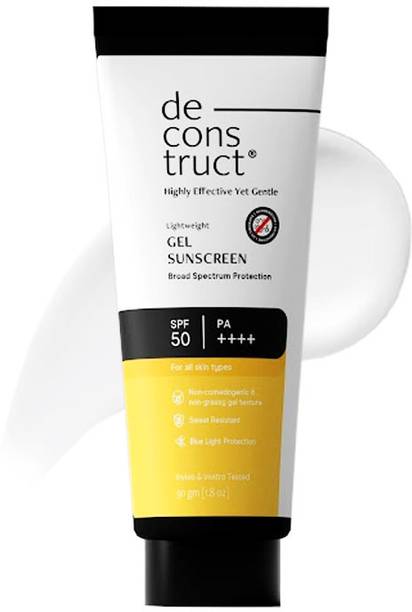 डिकन्स्ट्रक्ट | Lightweight Gel Sunscreen |In-Vivo Tested | Non Greasy | For Men & Women | SPF - 55+ PA+++