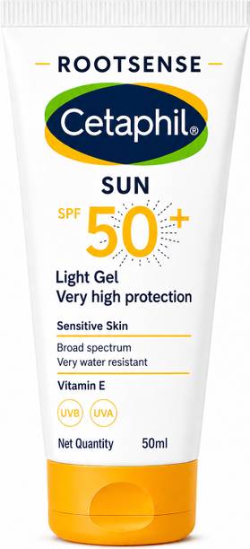 RootSense Sunscreen - SPF 50 PA++ Sunscreen - SPF 50 PA++ Sun SPF 50 C-e-t-a-p-h-i-l Sunscreen Light Gel (50 ml)