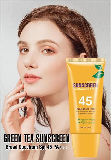 Emijun Sunscreen - SPF 50 PA+++ Sunscreen Spf 45 Moisturizing Sun Cream SPF 45 Brightening