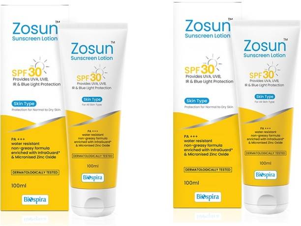 Zosun Sunscreen - SPF 50 PA+++ Sunscreen (Pack Of 2)
