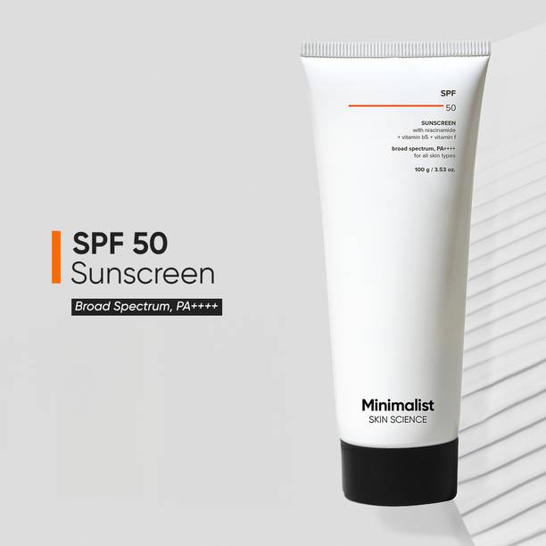 मिनिमलिस्ट Lightweight with Niacinamide & Multi-Vitamins | No WhiteCast |Broad Spectrum SPF - 50 PA++++