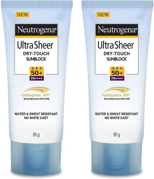 NEUTROGENA Sunscreen - SPF 50 PA++++ Ultra Sheer Dry-Touch Sunblock| Water and sweat resistant| No white cast