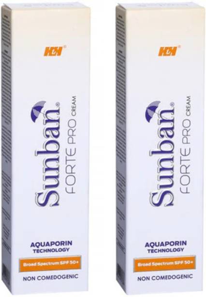 sunban Sunscreen - SPF 50+ PA+++ Forte Pro Cream