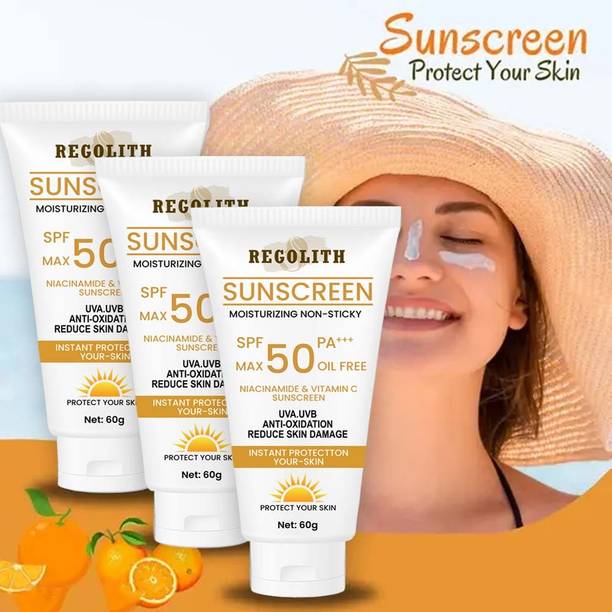 Regolith Sunscreen - SPF SPF 50 PA+++ Sunscreen for Oily & Sensitive Skin |