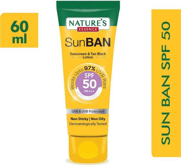 Nature's Essence Sunscreen - SPF 50 PA+++ SunBan Sunscreen - SPF 50 PA+++ pack 1 i