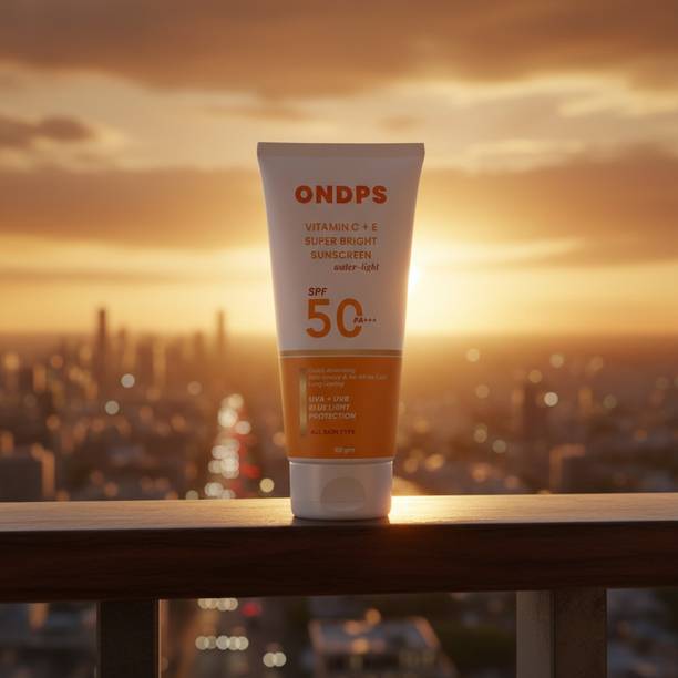 ONDPS Sunscreen - SPF 50 PA+++ Vitamin C Sunscreen Lotion | Prevent Sunburn & Sun Tan XVX2