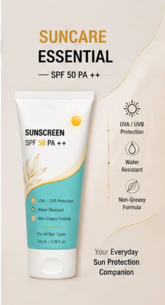 PIRKGLOW Sunscreen - SPF 50 PA++ SunVeil Non-Greasy Sunscreen Lotion
