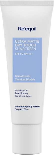 Re'equil Sunscreen - SPF 50 PA++++ Ultra Matte Dry Touch Sunscreen Gel