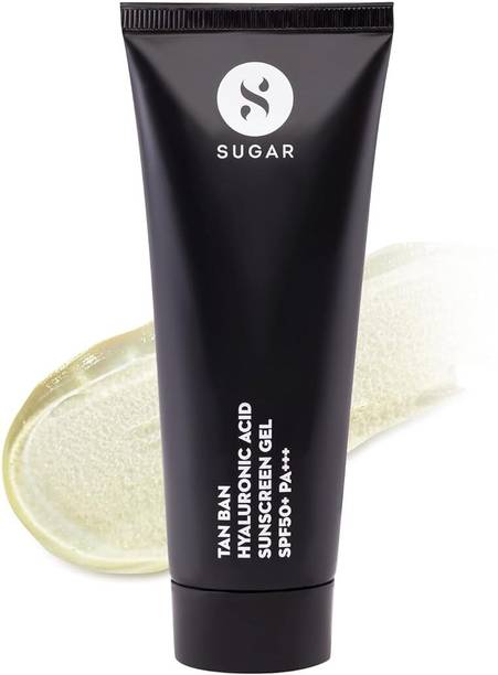 SUGAR Cosmetics Sunscreen - SPF 50 PA+++ Tan Ban Hyaluronic Acid Sunscreen Gel SPF50+ PA+++