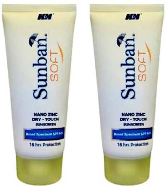 sunban Sunscreen - SPF 50 PA++++ Soft Sunscreen
