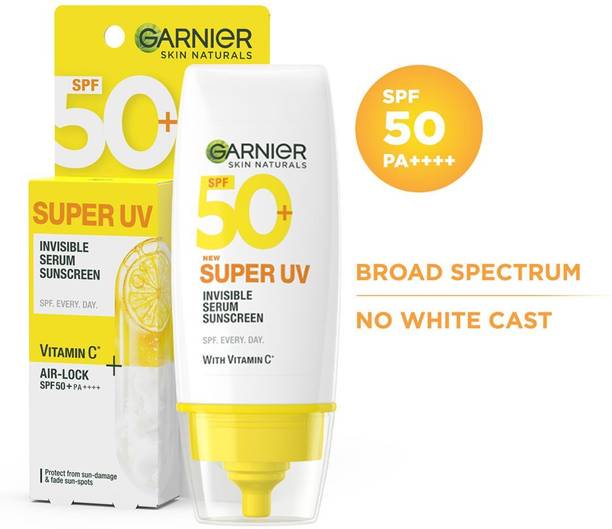 गार्नियर Super UV Invisible Serum Sunscreen SPF - 50 PA++++