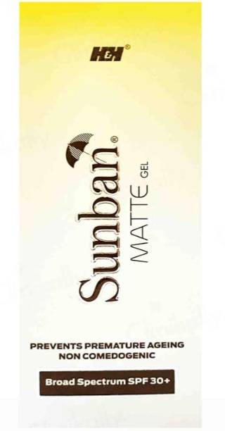sunban Sunscreen - SPF 50 PA+++ MATTE SPF30 PA+++ SUNSCREEN