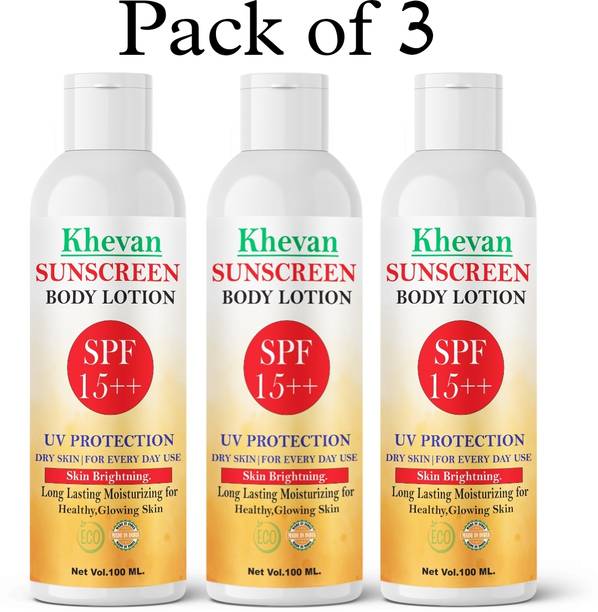 Khevan Sunscreen - SPF 50 PA++ Sunscreen SPF 50 PA+++ | UVA/B & Blue Light Protection for Men & Women | Oily.