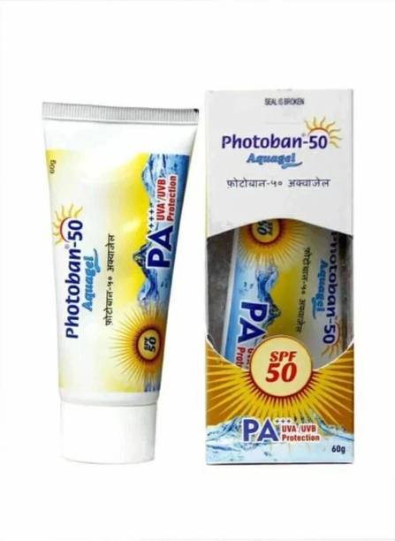 Photoban Sunscreen - SPF 50 PA+++ 50 Aqugel.