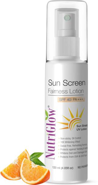 न्यूट्रीग्लो Sunscreen Fairness Liquorice UV Lotion SPF - 40 PA+++