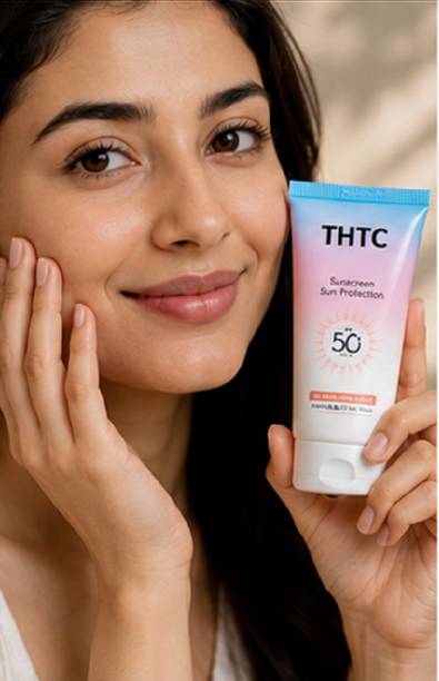 THTC Sunscreen - SPF 50 PA+++ Lightweight Daily Wear Sunscreen